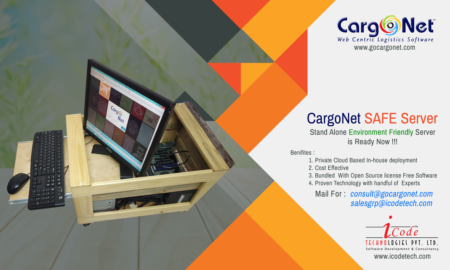 CargoNet Safe Server Freight Forwarding Sofware