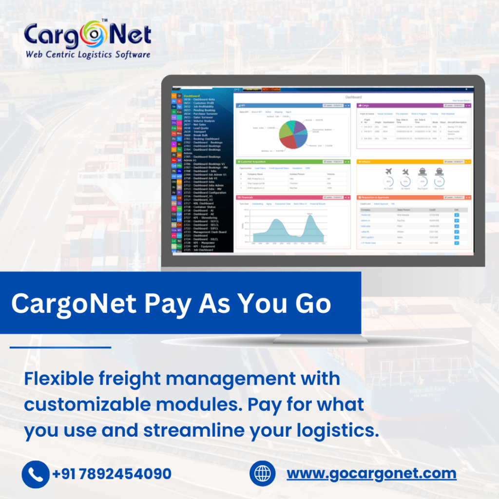 CargoNet Pay as you go for Logistics