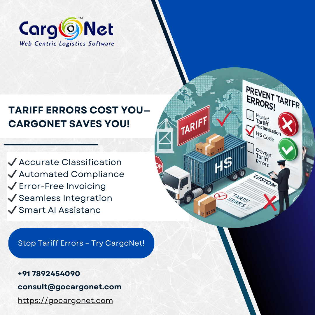 Prevent Tariff Misclassification with CargoNet Freight Software