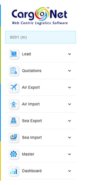 CargoNet logistics management modules